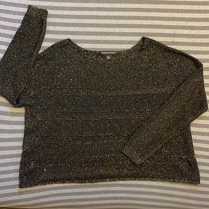 Rock & Republic sweater black/gold metallic detail